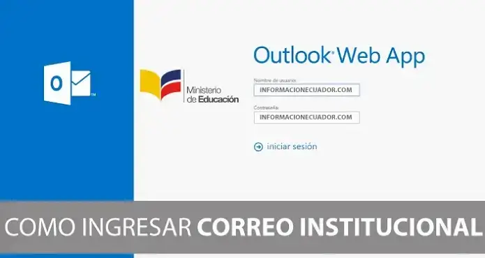 Ingresar al Correo Institucional Outlook Ministerio de Educación Ecuador