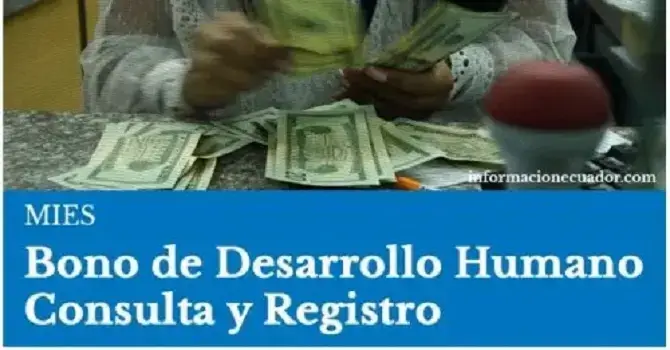 Bono de desarrollo humano, Inscripciones y consulta (MIES)