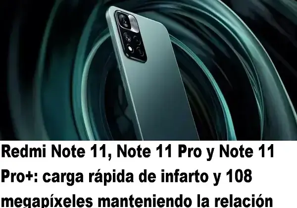 Redmi Note 11 carga rápida