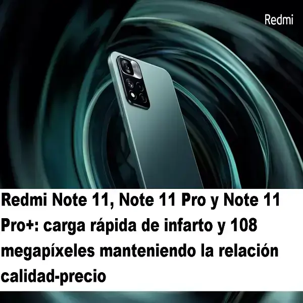 Redmi Note 11 carga rápida