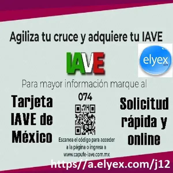 Tarjeta IAVE de México: Solicitud rápida y online
