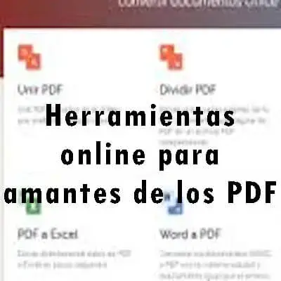 Herramientas online para amantes de los PDF