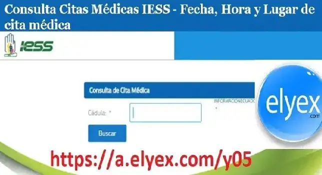 Consulta Citas Médicas IESS Fecha, Hora y Lugar