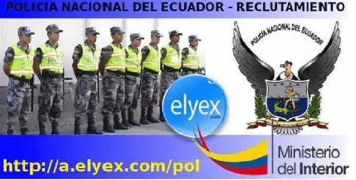 Reclutamiento Policía Nacional Ecuador Inscripciones Cronograma Fechas Selección