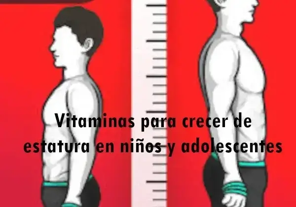 Vitaminas para crecer de estatura niños y adolescentes
