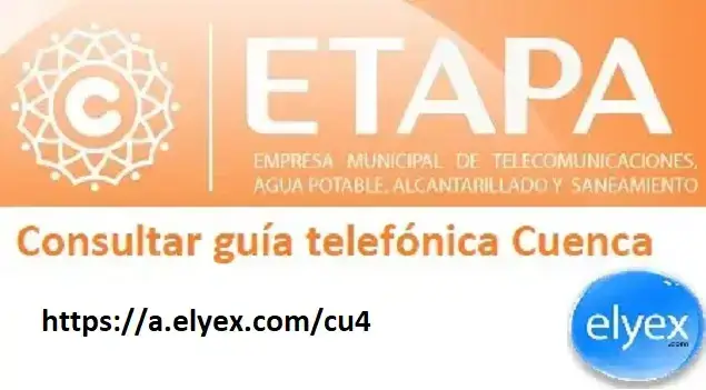 Consultar Planilla ETAPA Cuenca Agua, Teléfono e Internet