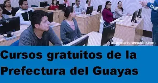 Cursos gratuitos de la Prefectura del Guayas