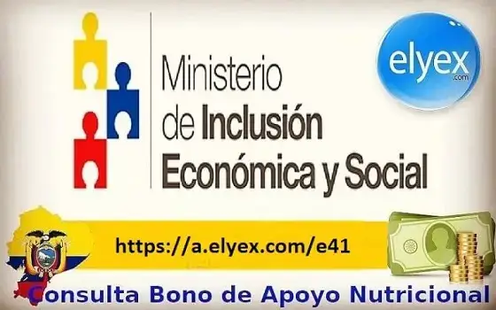 Consulta Bono de Apoyo Nutricional MIES www.inclusion.gob.ec Ecuador 240 USD