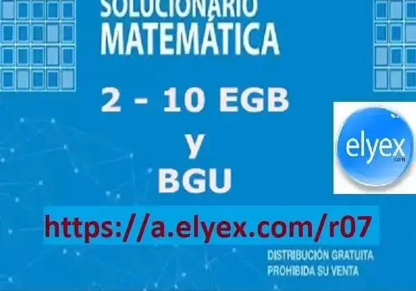 Libro de Matemáticas Resuelto – Solucionario libro de matemática 8, 9 y 10 EGB