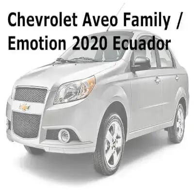 Chevrolet Aveo Family / Emotion 2020 Ecuador