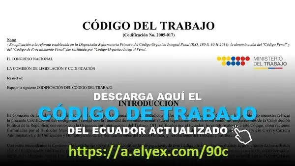 Código de trabajo 2022 Actualizado Ecuador Descargar PDF
