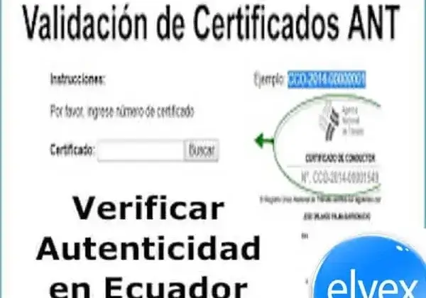 Validación de Certificados ANT – Verificar Autenticidad