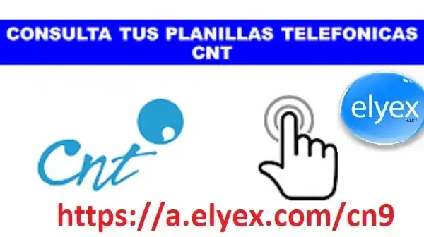 Consultar Planilla Telefónica CNT por Internet
