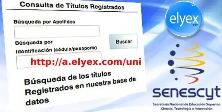 Consulta Títulos Universitarios Senescyt Ecuador Maestrías Doctorados PHD – Registro