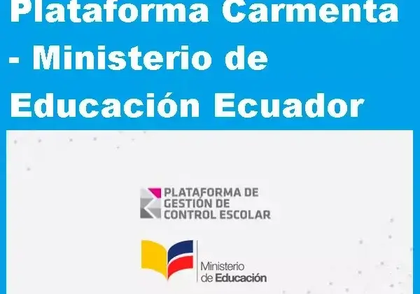 Descargar e instalar Plataforma Carmenta Ministerio de Educación Ecuador
