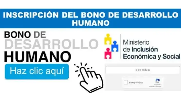 Bono de Desarrollo Humano Inscripciones por Internet