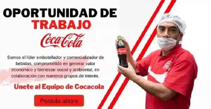 Oferta de empleo en Coca Cola