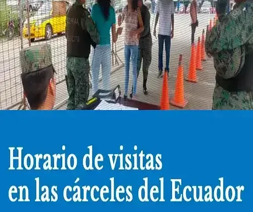 Consultar el horario de visitas en las cárceles del Ecuador