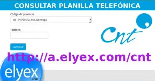 Consulta Planilla Telefónica Cnt Ecuador Factura Electrónica