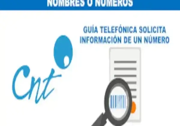 Guía Telefónica CNT Ecuador por Nombre o Número
