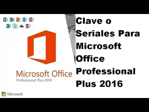 Seriales o clave para Microsoft Office Professional Plus