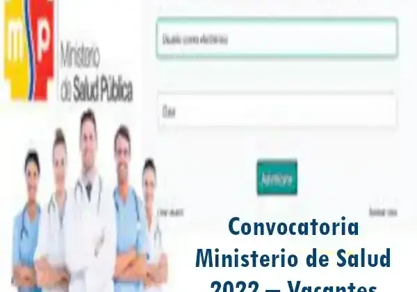 Convocatoria Ministerio de Salud – Vacantes