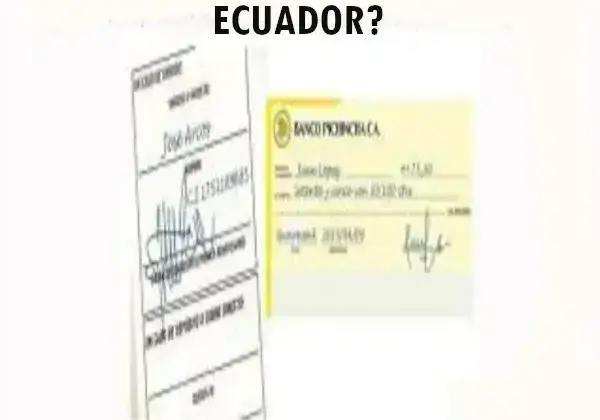 Cómo endosar un cheque en Ecuador