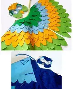 ¿Cómo hacer un disfraz de pájaro?