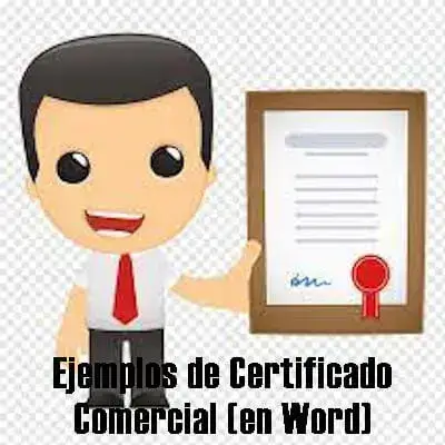 Ejemplos de Certificado Comercial (en Word)
