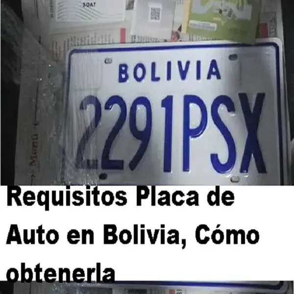 Requisitos-Placa-de-Auto-en-Bolivia-Como-obtenerla