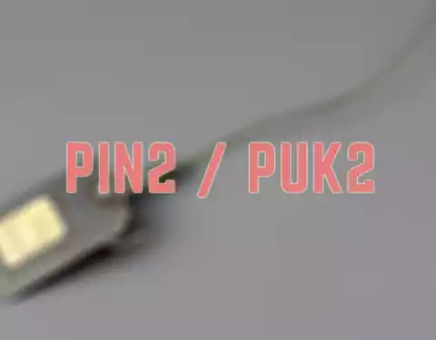 PIN2 y PUK2