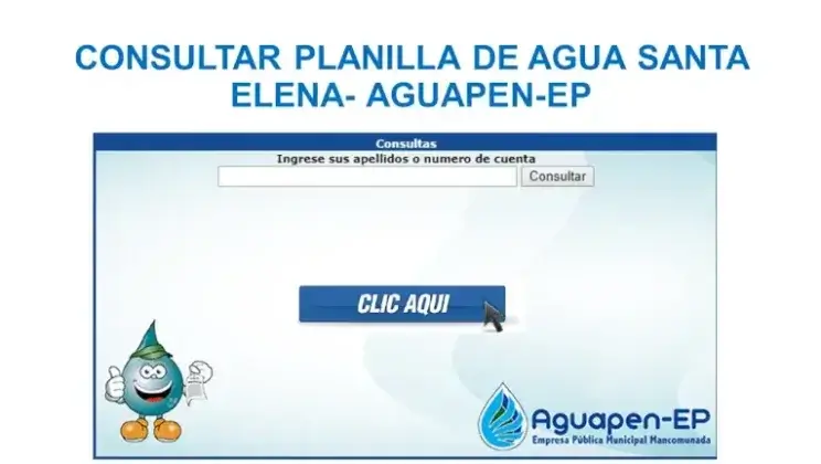 Planilla de la Empresa de Agua Potable de Salinas