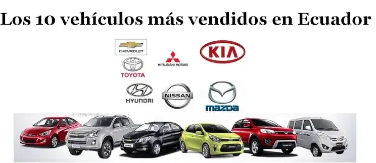 Autos más vendidos del Ecuador según la AEADE