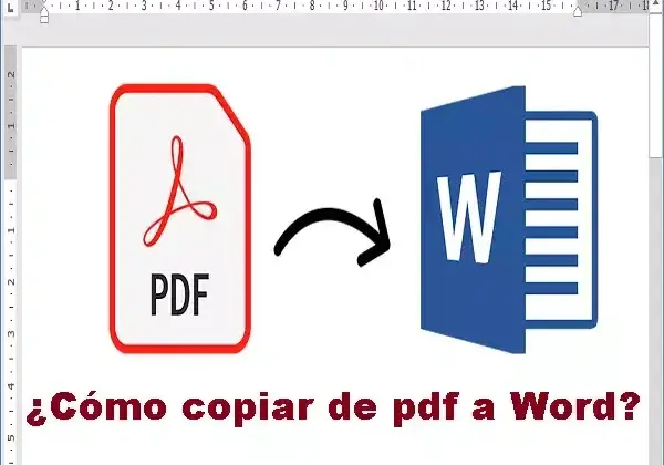 ¿Cómo copiar de pdf a Word?