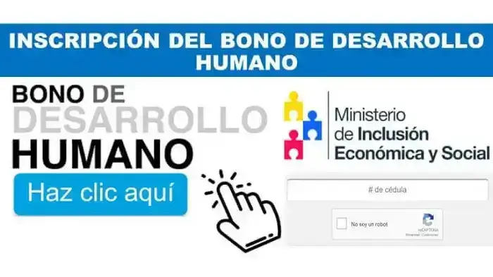 Bono de Desarrollo Humano – Inscripciones