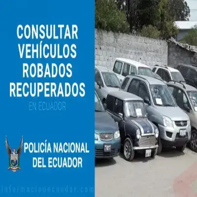 Carros robados recuperados en Ecuador – Policía Nacional