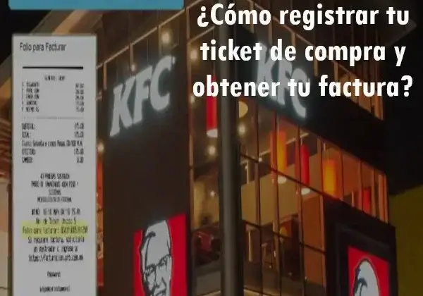 KFC Facturación: ¿Cómo registrar tu ticket de compra?