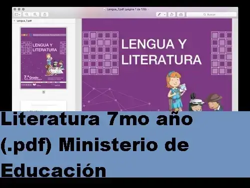 Texto de Lengua y Literatura 7mo año (.pdf) Ministerio de Educación