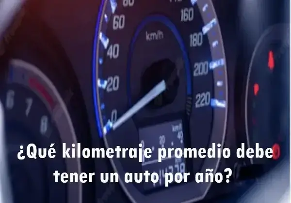 ¿Qué kilometraje promedio debe tener un auto por año?